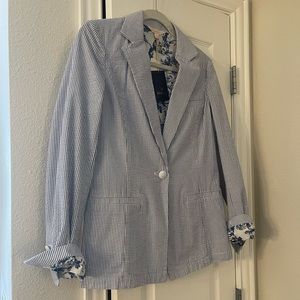 NWT Brooks Brothers Seersucker Blazer